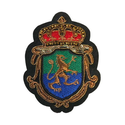 PC4255 - Crest with Beads (Sew On)