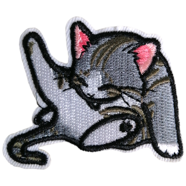 PC4206 - Gray Cat (Iron on)