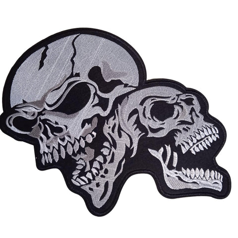 PC4257 - Double Skull L (Iron on)