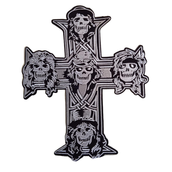 PC4219 - Appetite For Destruction Cross (Iron On)