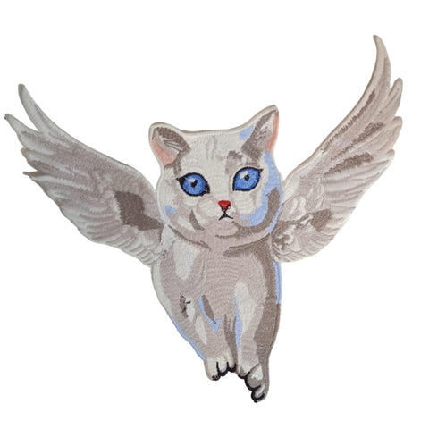 PC4222 - Angel Blue Eyes Cat (Sew On)