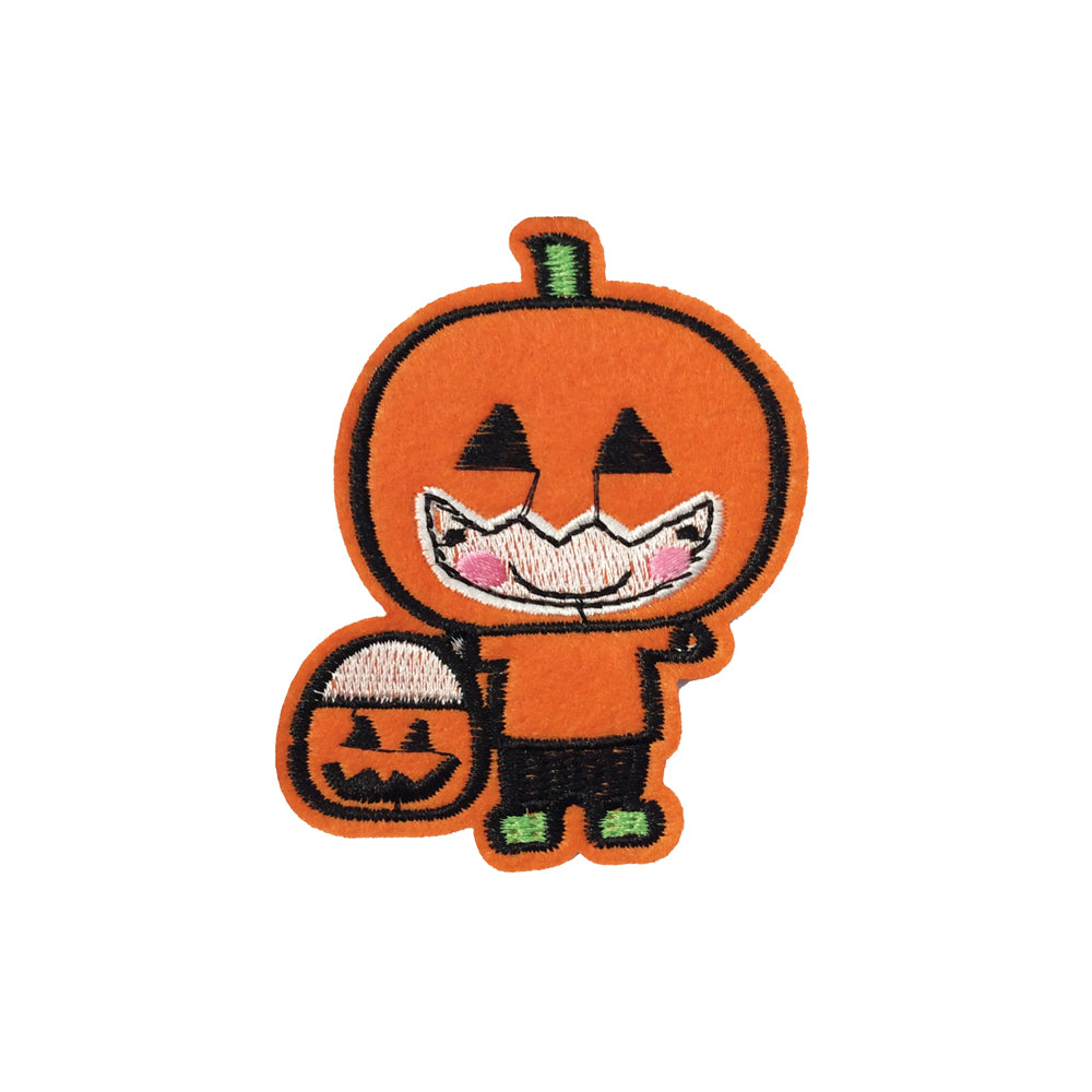 PC3915 - Trick Or Treat Halloween Pumpkin Boy (Iron On) Embroidery